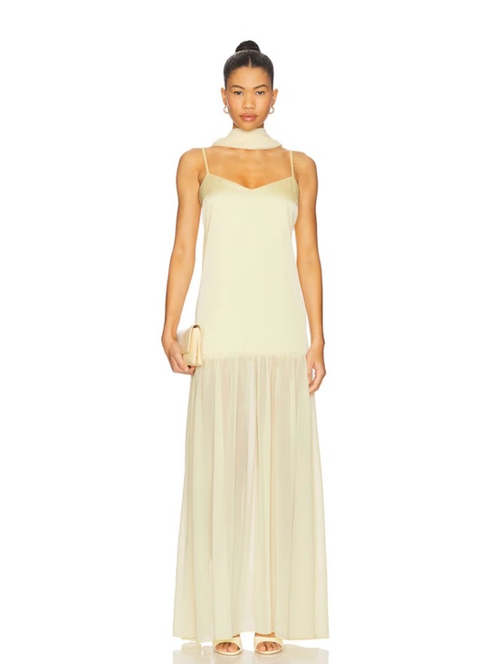 Show Me Your MuMu Dresses & Skirts - Show Me Your Mumu Dalia Maxi Dress in Pale Yellow